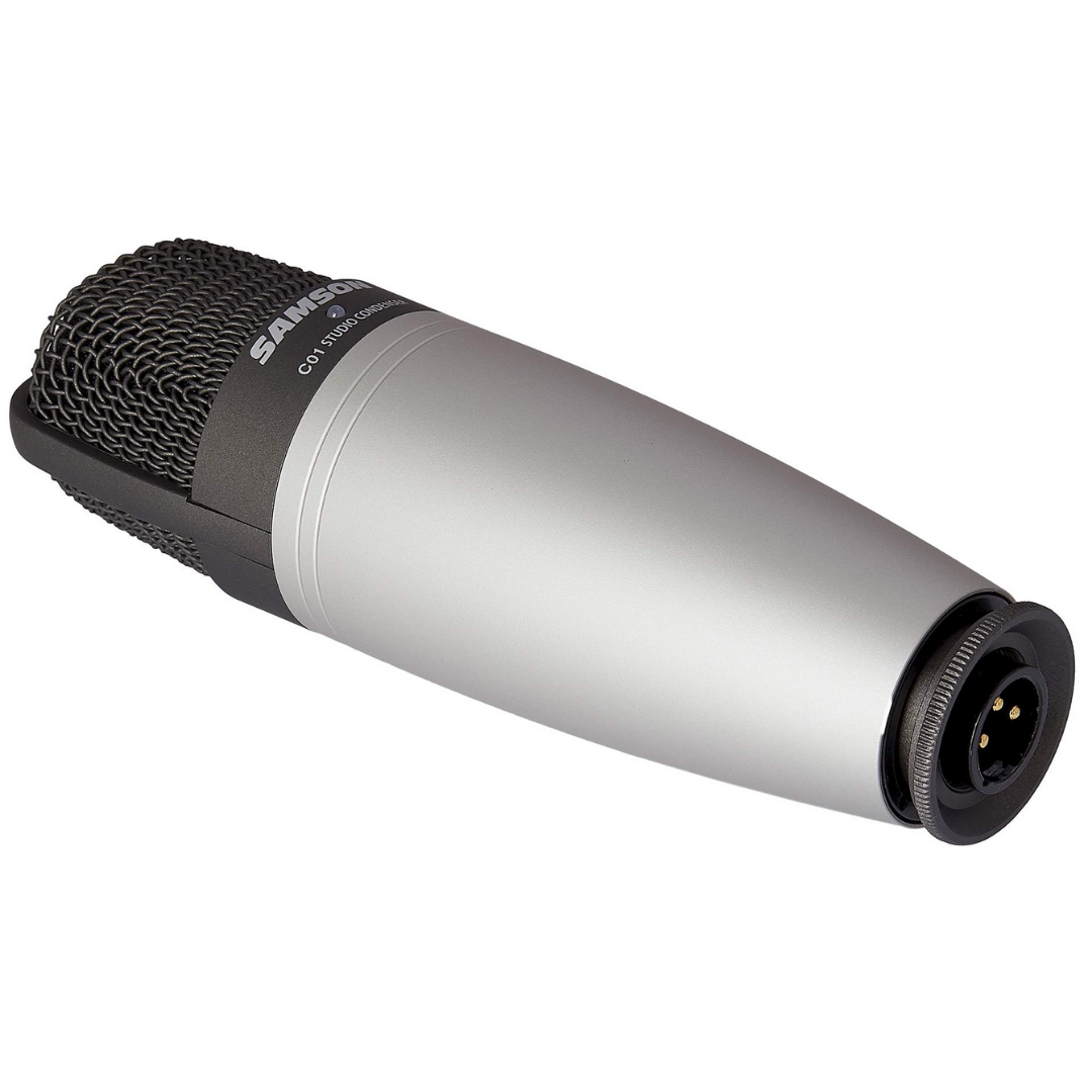 SAMSON C01 CONDENSER MICROPHONE COME WITH CASE, SAMSON, CONDENSER MICROPHONE, samson-condenser-microphone-c01, ZOSO MUSIC SDN BHD