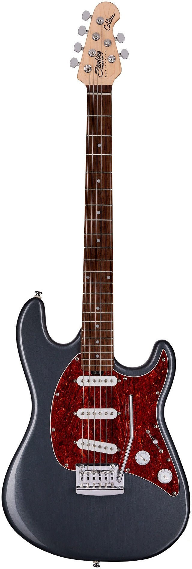 STERLING CUTLASS SSS ELECTRIC GUITAR, LAUREL FINGERBOARD CT30SSS, CHARCOAL FROST, STERLING, ELECTRIC GUITAR, sterling-electric-guitar-ct30sss-cfrr, ZOSO MUSIC SDN BHD