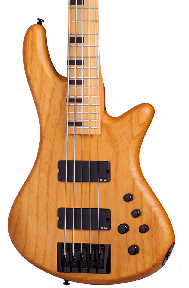 SCHECTER STILETTO SESSION-5 BASS GUITAR - AGED NATURAL SATIN (2851) MADE IN KOREA, SCHECTER, BASS GUITAR, schecter-bass-guitar-session5-st-ans, ZOSO MUSIC SDN BHD