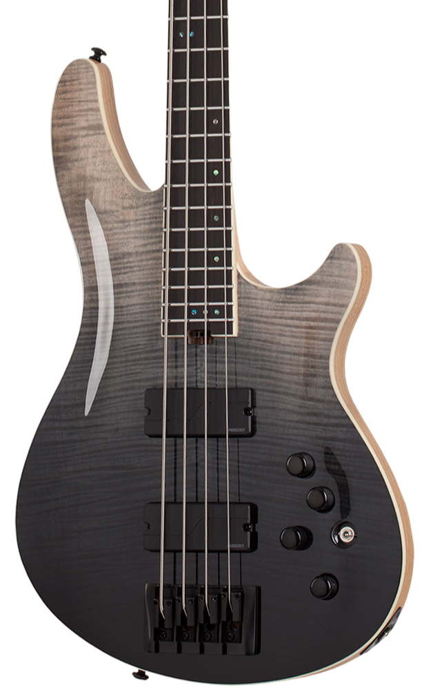 SCHECTER SLS ELITE-4 BASS GUITAR - BLACK FADE BURST (1391) MADE IN KOREA, SCHECTER, BASS GUITAR, schecter-bass-guitar-sls-elite4-bfb, ZOSO MUSIC SDN BHD