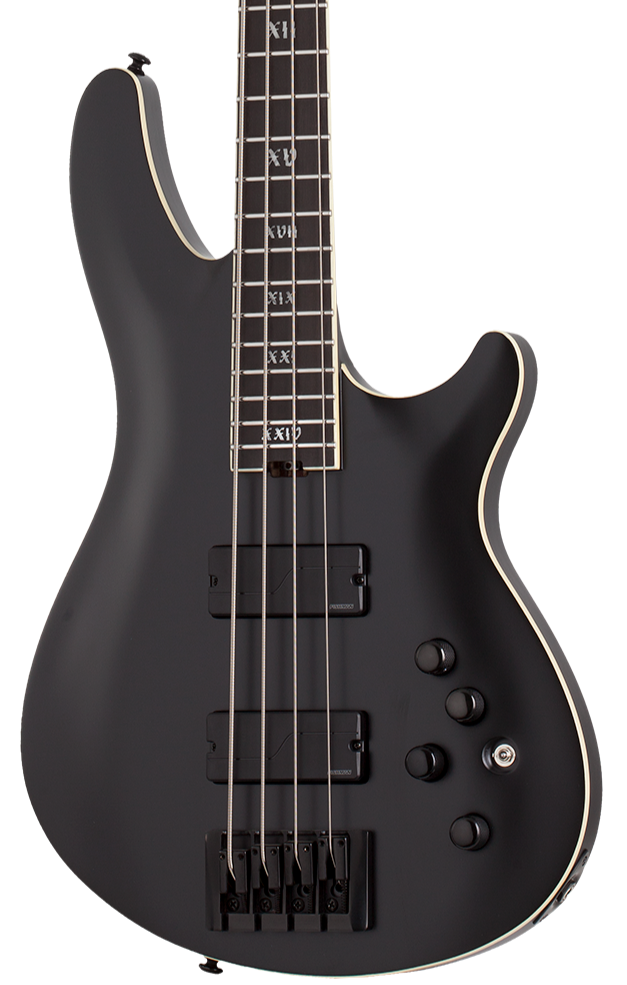 SCHECTER SLS EVIL TWIN-4 BASS GUITAR - SATIN BLACK (1392) MADE IN KOREA, SCHECTER, BASS GUITAR, schecter-bass-guitar-sls-evilt4-sb, ZOSO MUSIC SDN BHD