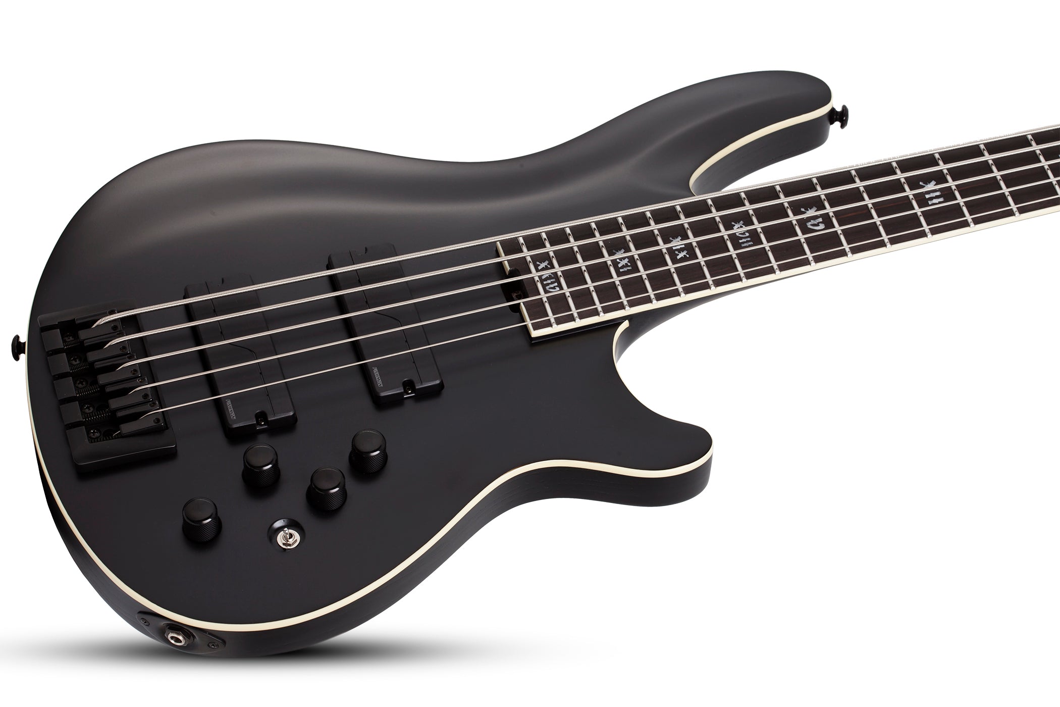 SCHECTER SLS EVIL TWIN-5 BASS GUITAR - SATIN BLACK (1395) MADE IN KOREA, SCHECTER, BASS GUITAR, schecter-bass-guitar-slsevilt-5-sb, ZOSO MUSIC SDN BHD