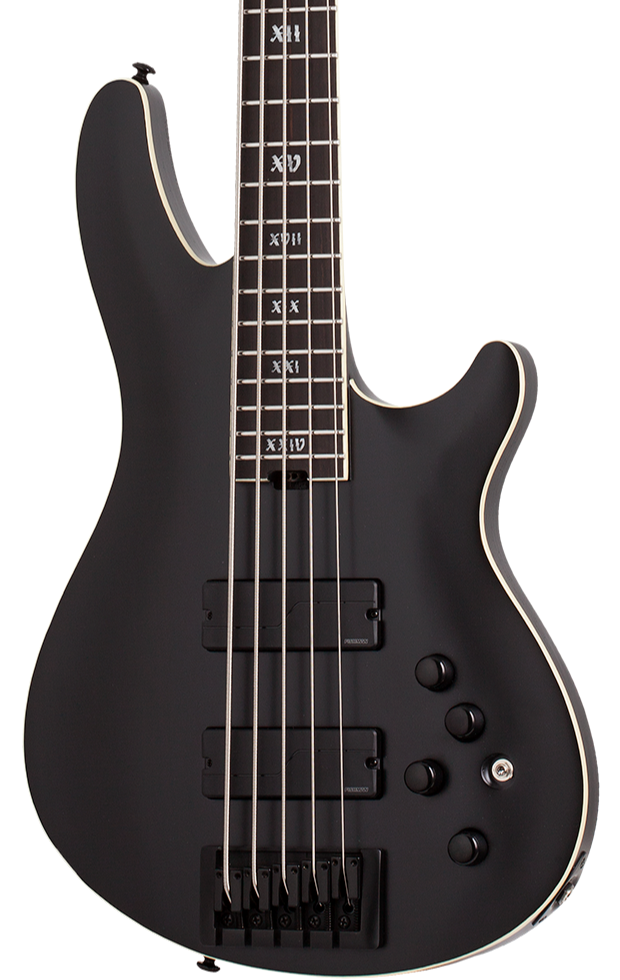 SCHECTER SLS EVIL TWIN-5 BASS GUITAR - SATIN BLACK (1395) MADE IN KOREA, SCHECTER, BASS GUITAR, schecter-bass-guitar-slsevilt-5-sb, ZOSO MUSIC SDN BHD