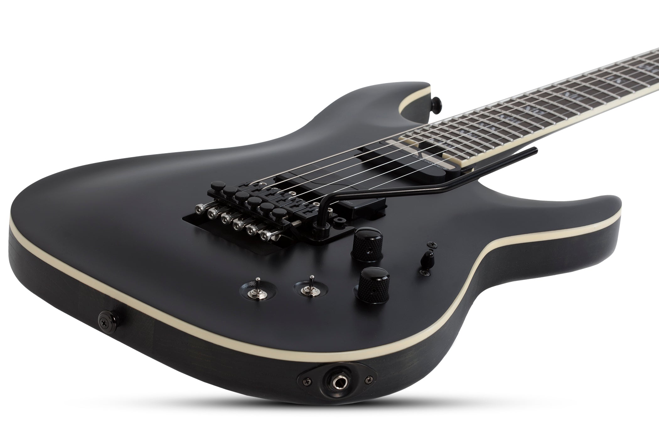SCHECTER C-1 FLOYD ROSE S SLS ELITE EVIL TWIN ELECTRIC GUITAR (1348) SATIN BLACK MADE IN KOREA, SCHECTER, ELECTRIC GUITAR, schecter-electric-guitar-sc-1-elite-fr-sb, ZOSO MUSIC SDN BHD