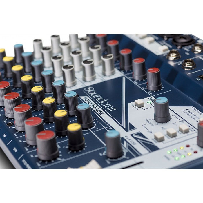 SOUNDCRAFT NOTEPAD-12FX 12 CHANNEL MIXER WITH EFFECTS AND USB, SOUNDCRAFT, AUDIO MIXER, soundcraft-notepad-12fx-12-channel-mixer-with-effects-and-usb, ZOSO MUSIC SDN BHD