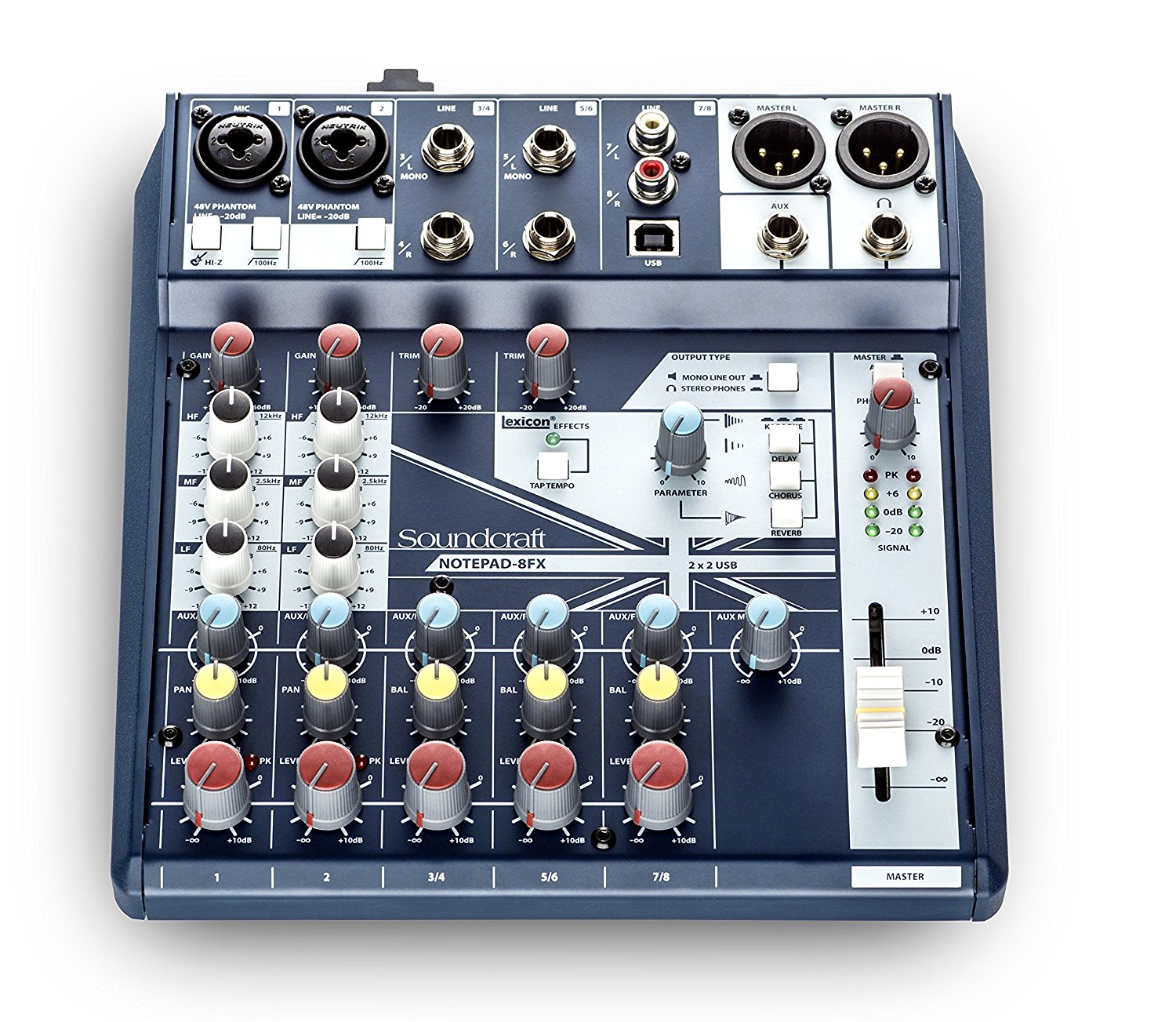 SOUNDCRAFT SMALL-FORMAT 8-CHANNEL ANALOG MIXING CONSOLE WITH USB I/O AND LEXICON EFFECTS, SOUNDCRAFT, AUDIO MIXER, soundcraft-small-format-8-channel-analog-mixing-console-with-usb-i-o-and-lexicon-effects, ZOSO MUSIC SDN BHD
