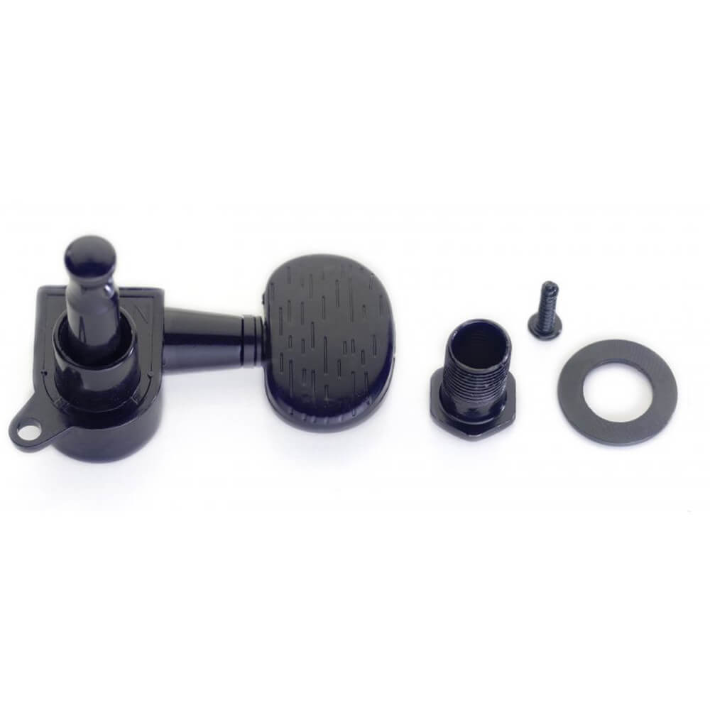 KM MACHINE HEAD BLACK QN42 RIGHT PER PIECES (MX1343BK/MX1344BK), KM, GUITAR & BASS ACCESSORIES, km-guitar-bass-accessories-km-qn42-r, ZOSO MUSIC SDN BHD