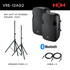 HH Electronics VRE-12AG2 12" 800 Watt, 2-Way Active Speaker with Bluetooth, Speaker Stand & Cables - Pair |  HH ELECTRONICS |  SPEAKER SETS |  Zoso Music