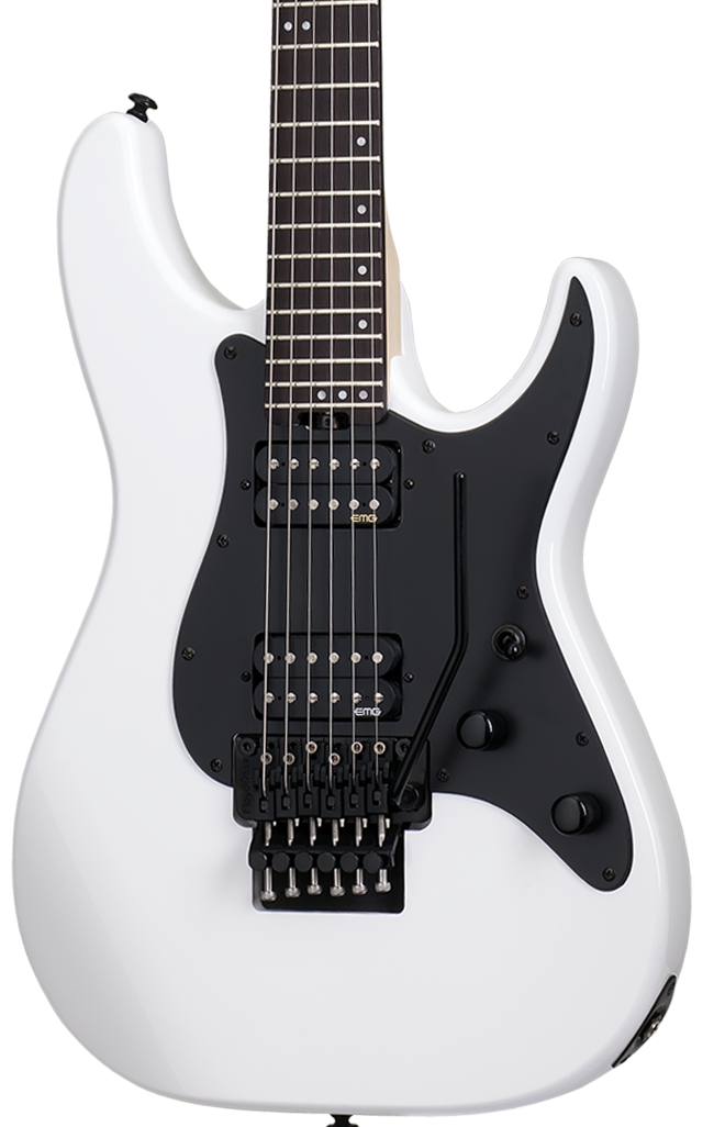 SCHECTER SUN VALLEY SUPER SHREDDER FLOYD ROSE ELECTRICC GUITAR WHITE (1282) MADE IN KOREA, SCHECTER, ELECTRIC GUITAR, schecter-electric-guitar-sunvalley-fr-w, ZOSO MUSIC SDN BHD