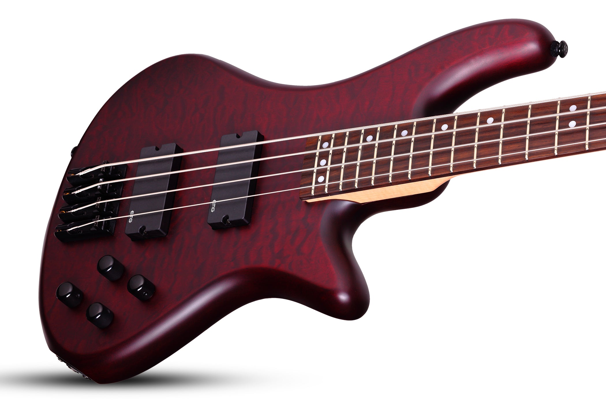 SCHECTER STILETTO CUSTOM-4 4-STRING BASS GUITAR - VAMPYRE RED SATIN (2537) MADE IN INDONESIA, SCHECTER, BASS GUITAR, schecter-bass-guitar-sti-custom4-rs, ZOSO MUSIC SDN BHD
