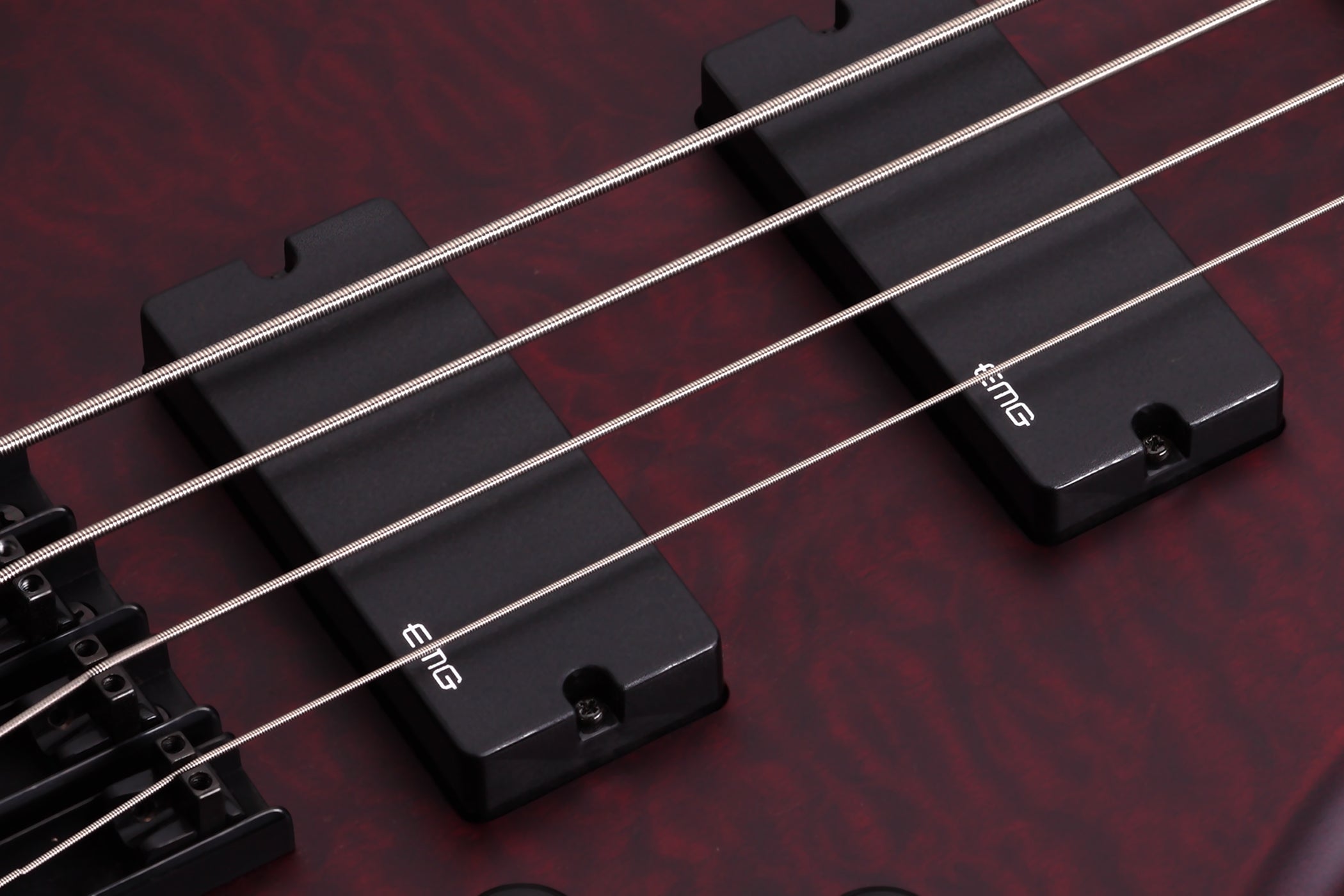 SCHECTER STILETTO CUSTOM-4 4-STRING BASS GUITAR - VAMPYRE RED SATIN (2537) MADE IN INDONESIA, SCHECTER, BASS GUITAR, schecter-bass-guitar-sti-custom4-rs, ZOSO MUSIC SDN BHD