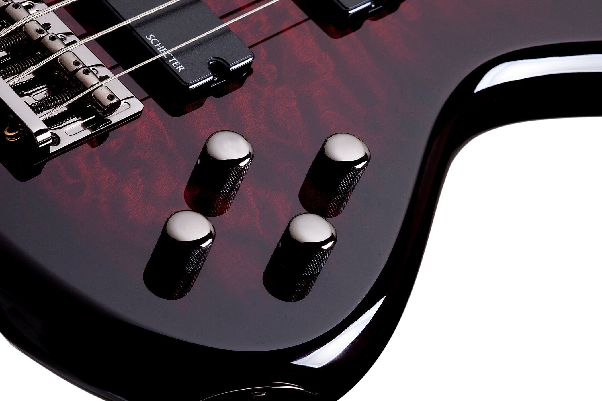 SCHECTER STILETTO EXTREME-4 STRING BASS GUITAR - BLACK CHERRY (2500) MADE IN INDONESIA, SCHECTER, BASS GUITAR, schecter-bass-guitar-stiletto-extreme4-bc, ZOSO MUSIC SDN BHD