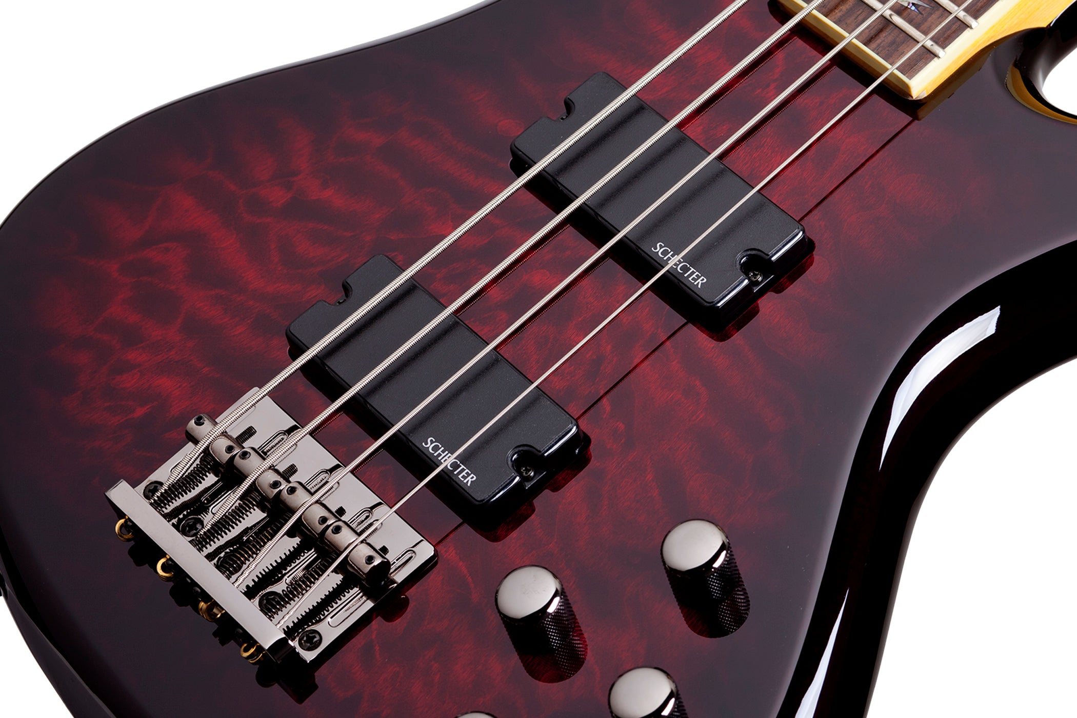 SCHECTER STILETTO EXTREME-4 STRING BASS GUITAR - BLACK CHERRY (2500) MADE IN INDONESIA, SCHECTER, BASS GUITAR, schecter-bass-guitar-stiletto-extreme4-bc, ZOSO MUSIC SDN BHD