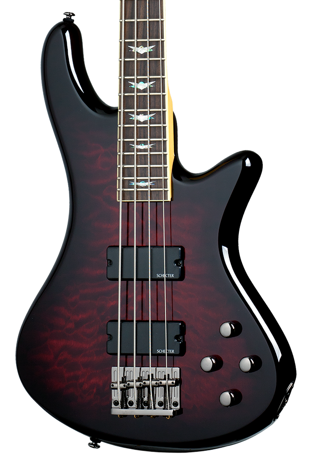 SCHECTER STILETTO EXTREME-4 STRING BASS GUITAR - BLACK CHERRY (2500) MADE IN INDONESIA, SCHECTER, BASS GUITAR, schecter-bass-guitar-stiletto-extreme4-bc, ZOSO MUSIC SDN BHD