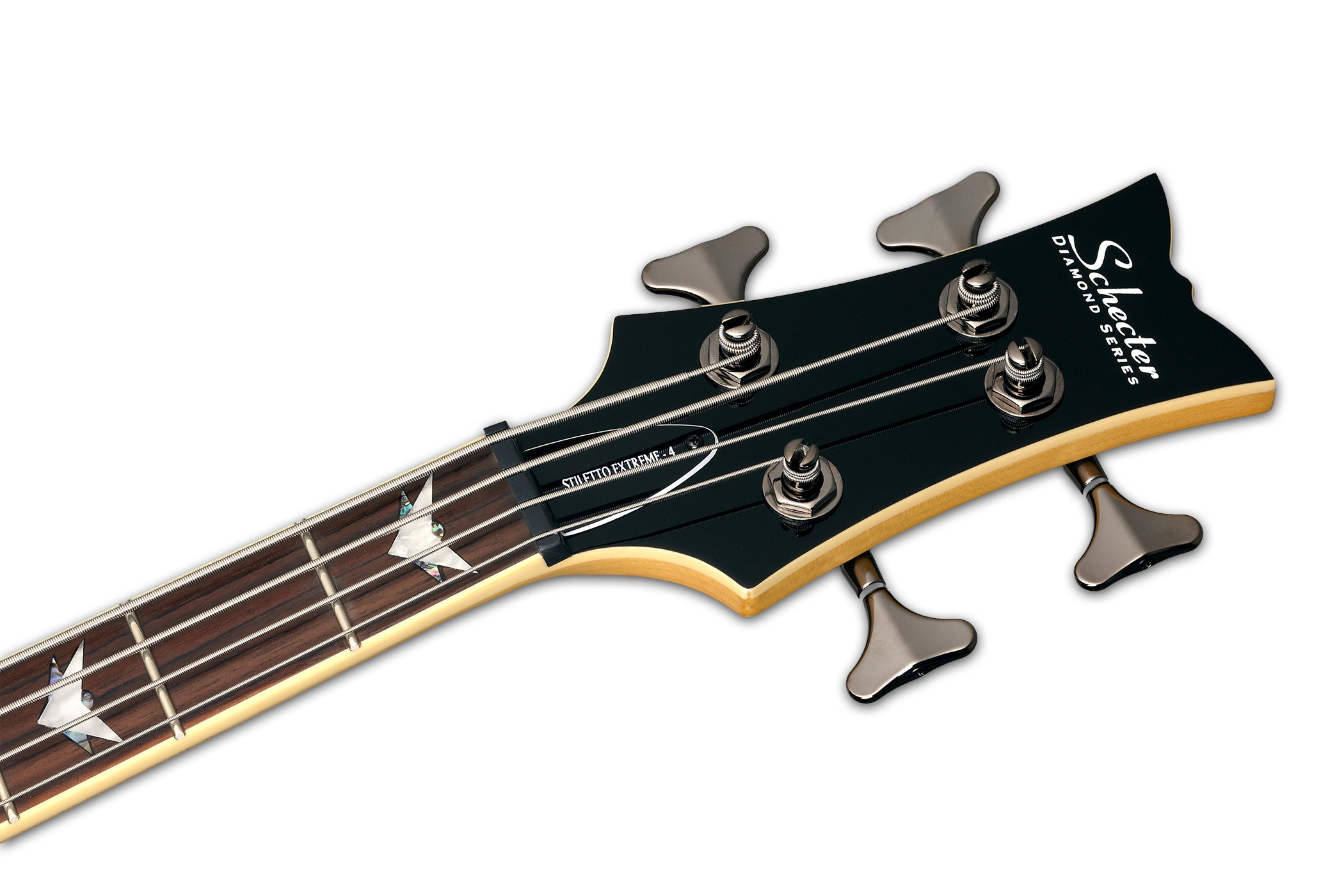 SCHECTER STILETTO EXTREME-4 BASS GUITAR - SEE-THRU BLACK (2503) MADE IN INDONESIA, SCHECTER, BASS GUITAR, schecter-bass-guitar-sti-extreme4-stb, ZOSO MUSIC SDN BHD