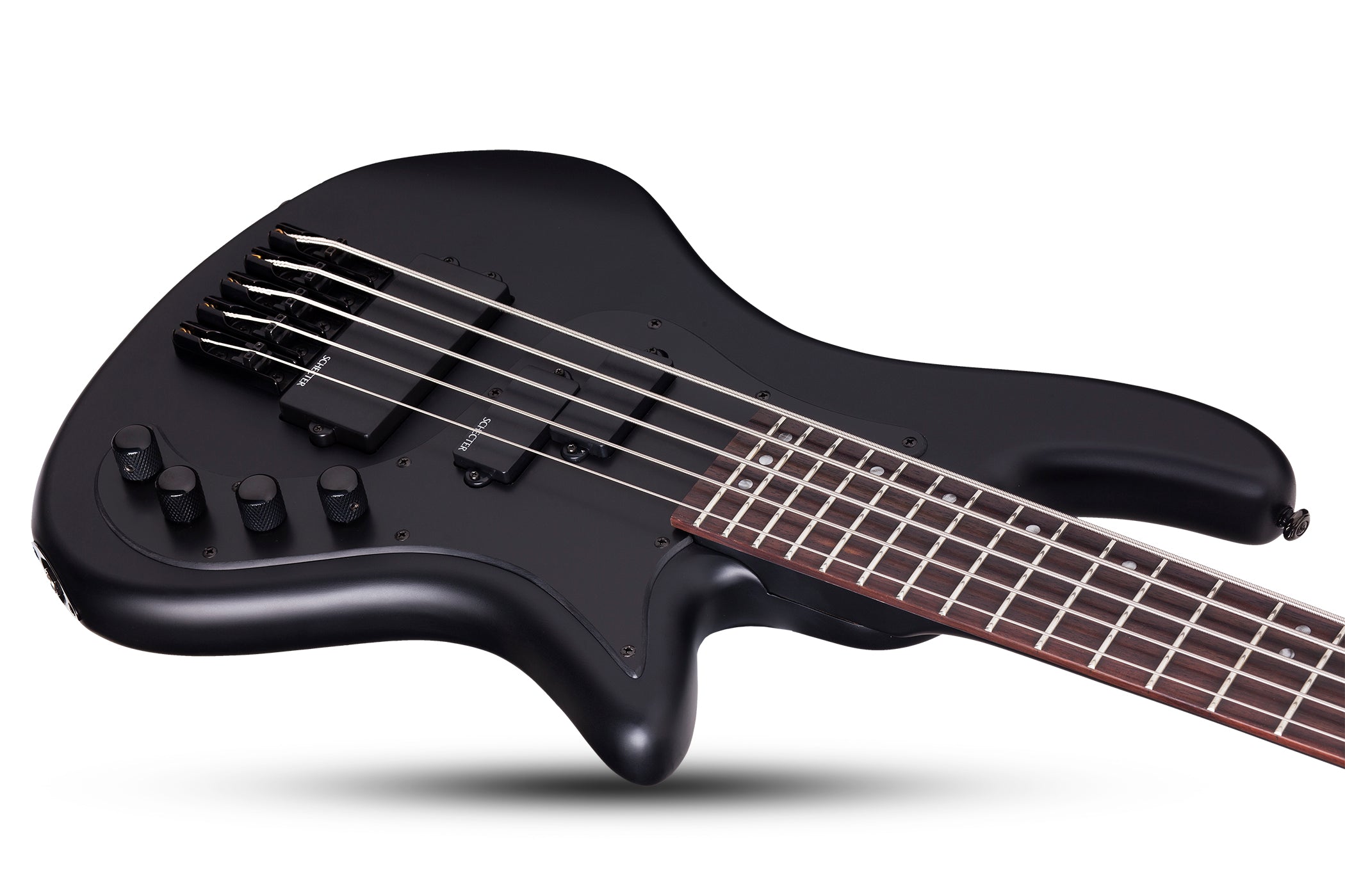 SCHECTER STILETTO STEALTH-5 STRING BASS GUITAR (2523)- SATIN BLACK MADE IN INDONESIA, SCHECTER, BASS GUITAR, schecter-bass-guitar-stealth-5st-sb, ZOSO MUSIC SDN BHD