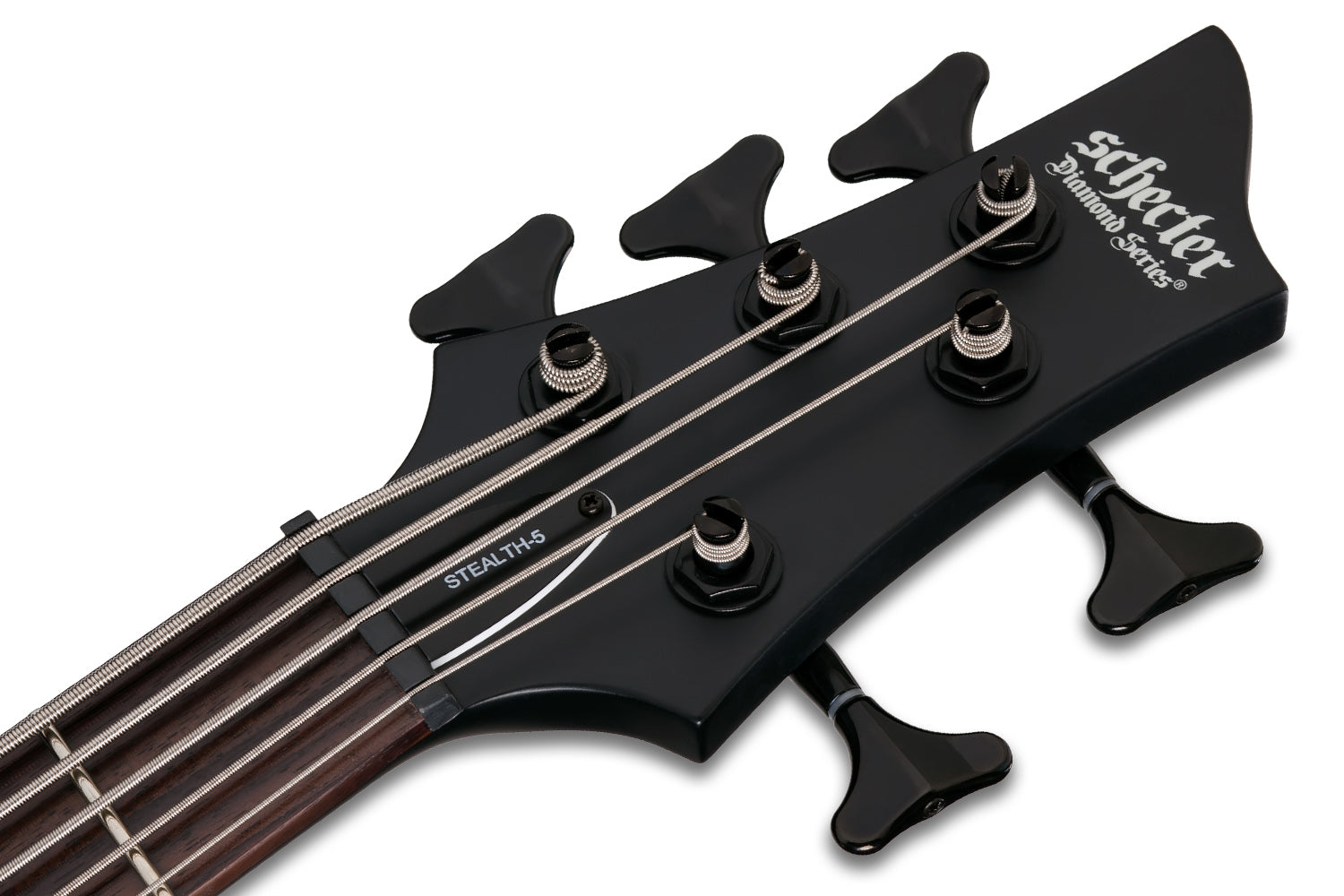 SCHECTER STILETTO STEALTH-5 STRING BASS GUITAR (2523)- SATIN BLACK MADE IN INDONESIA, SCHECTER, BASS GUITAR, schecter-bass-guitar-stealth-5st-sb, ZOSO MUSIC SDN BHD