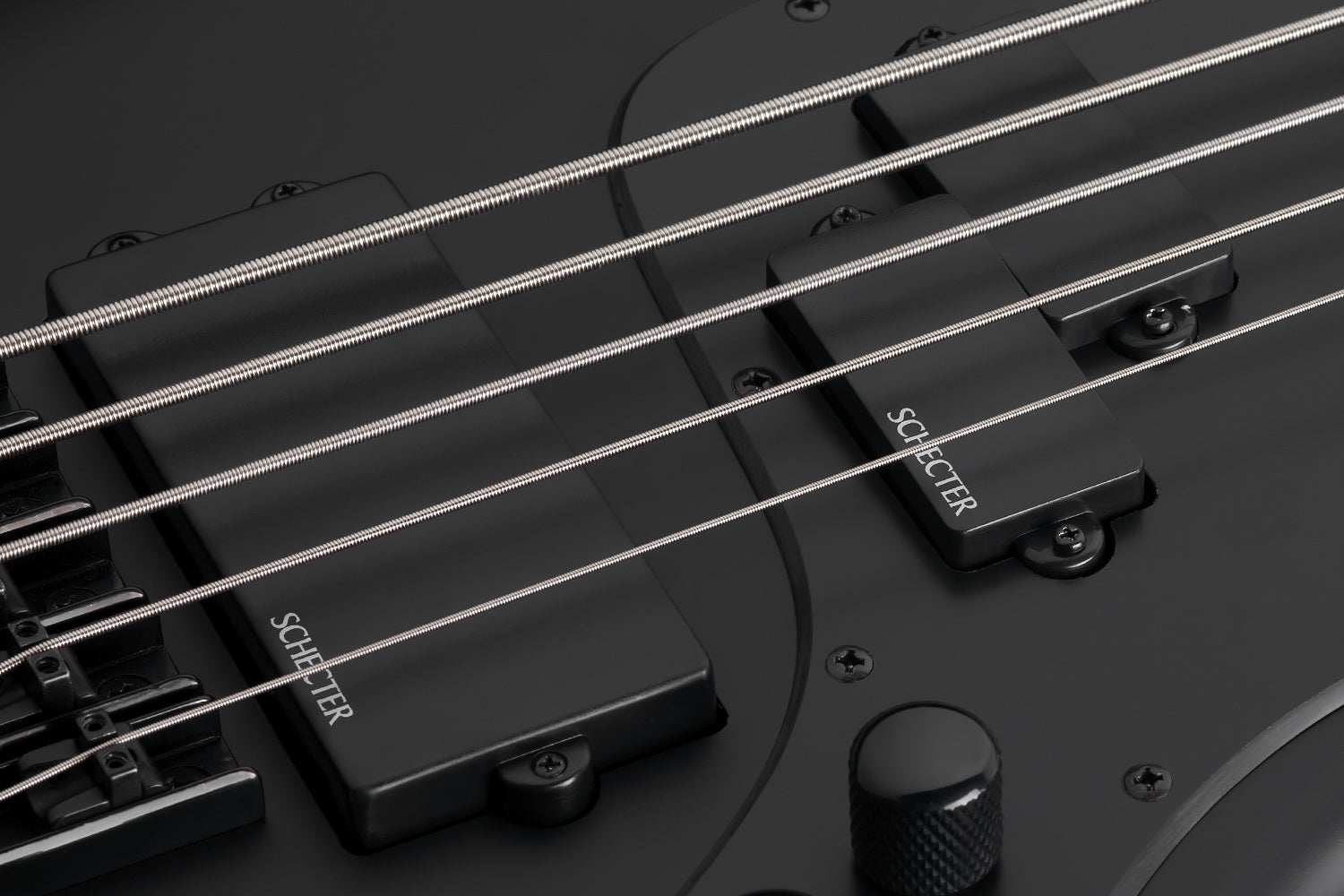 SCHECTER STILETTO STEALTH-5 STRING BASS GUITAR (2523)- SATIN BLACK MADE IN INDONESIA, SCHECTER, BASS GUITAR, schecter-bass-guitar-stealth-5st-sb, ZOSO MUSIC SDN BHD