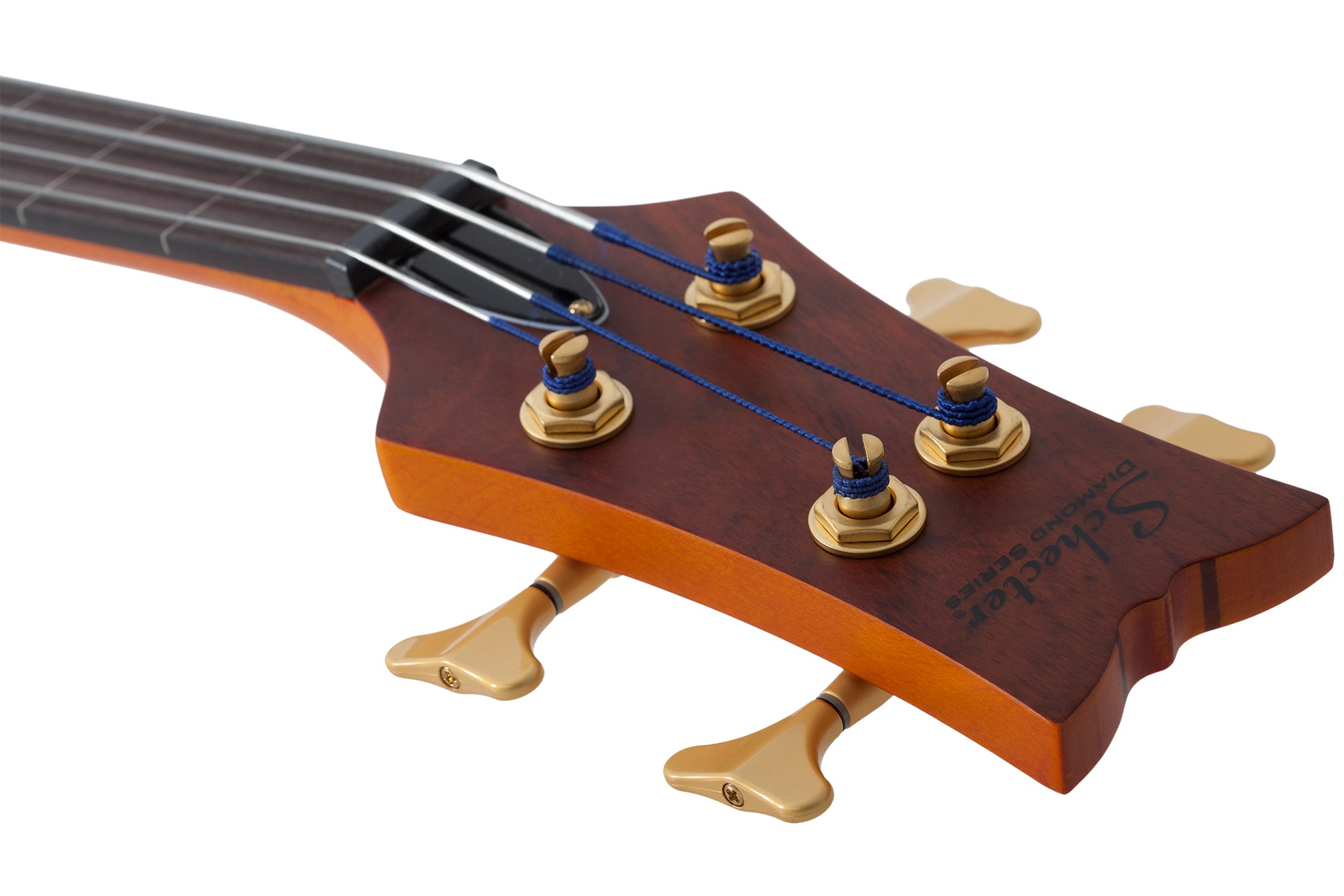 SCHECTER STILETTO STUDIO-4 FL FRETLESS 4-STRING BASS - HONEY SATIN (2750) MADE IN KOREA, SCHECTER, BASS GUITAR, schecter-bass-guitar-sti-studio4-fl-hs, ZOSO MUSIC SDN BHD