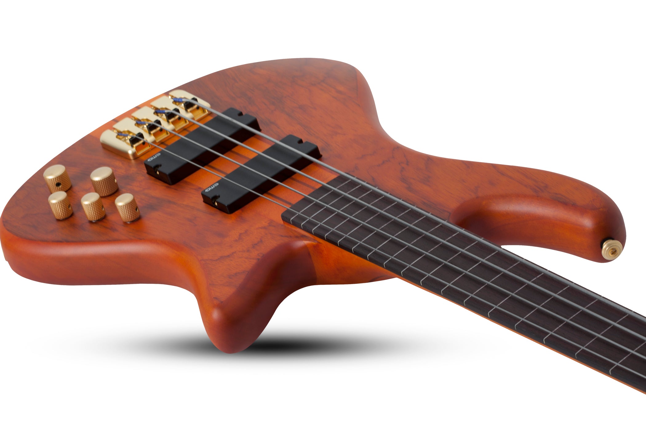 SCHECTER STILETTO STUDIO-4 FL FRETLESS 4-STRING BASS - HONEY SATIN (2750) MADE IN KOREA, SCHECTER, BASS GUITAR, schecter-bass-guitar-sti-studio4-fl-hs, ZOSO MUSIC SDN BHD
