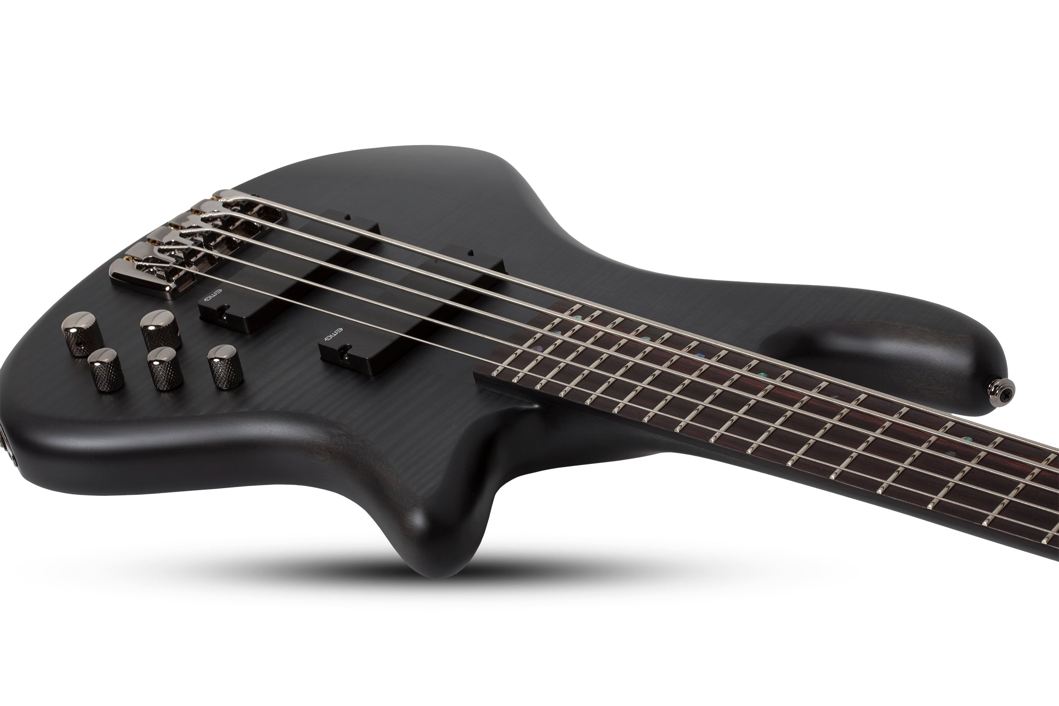 SCHECTER STILETTO STUDIO-5 STRING BASS GUITAR SEE-THRU BLACK SATIN (2721) MADE IN KORA, SCHECTER, BASS GUITAR, schecter-bass-guitar-studio5-st-stb, ZOSO MUSIC SDN BHD