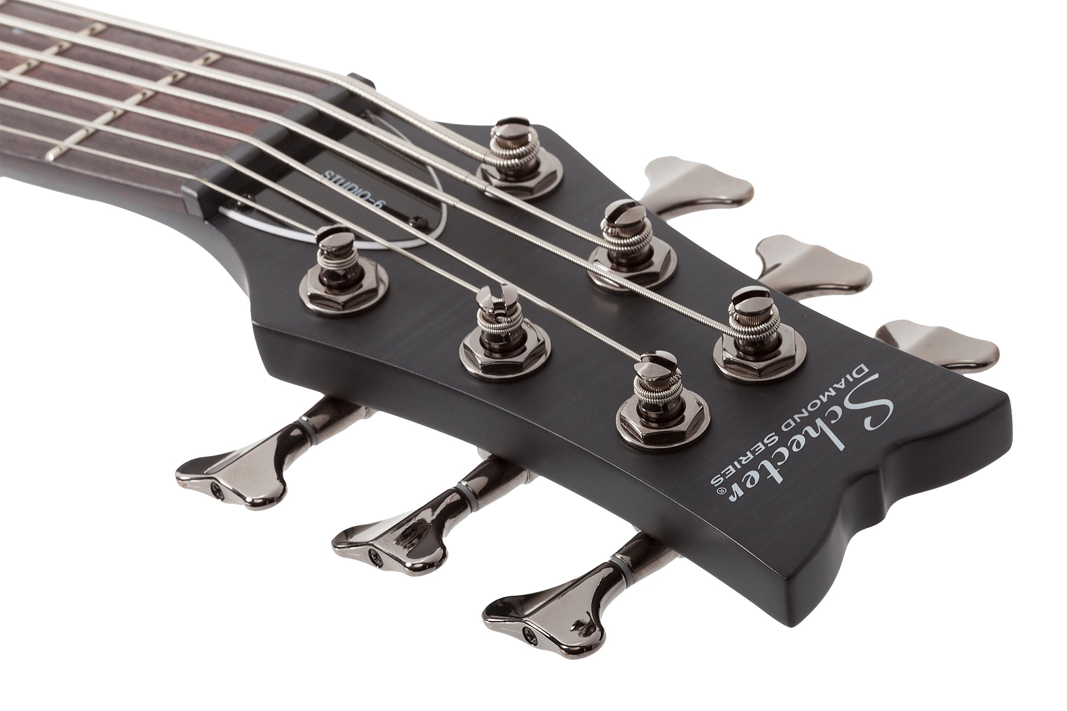 SCHECTER STILETTO STUDIO-6 6-STRING ELECTRIC BASS GUITAR - SEE-THRU BLACK SATIN (2731) MADE IN KOREA, SCHECTER, BASS GUITAR, schecter-bass-guitar-scch-sti-studio6-stbs, ZOSO MUSIC SDN BHD