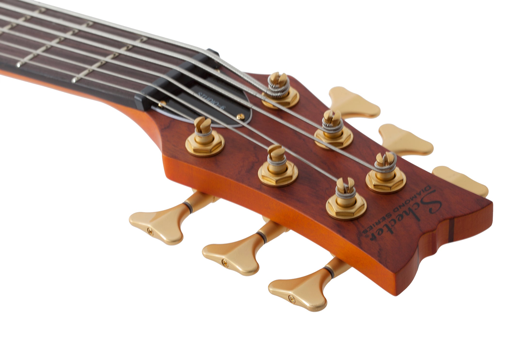 SCHECTER STILETTO STUDIO-6 6-STRING ELECTRIC BASS GUITAR - HONEY SATIN (2730) MADE IN KOREA, SCHECTER, BASS GUITAR, schecter-bass-guitar-sti-studio6-hs, ZOSO MUSIC SDN BHD