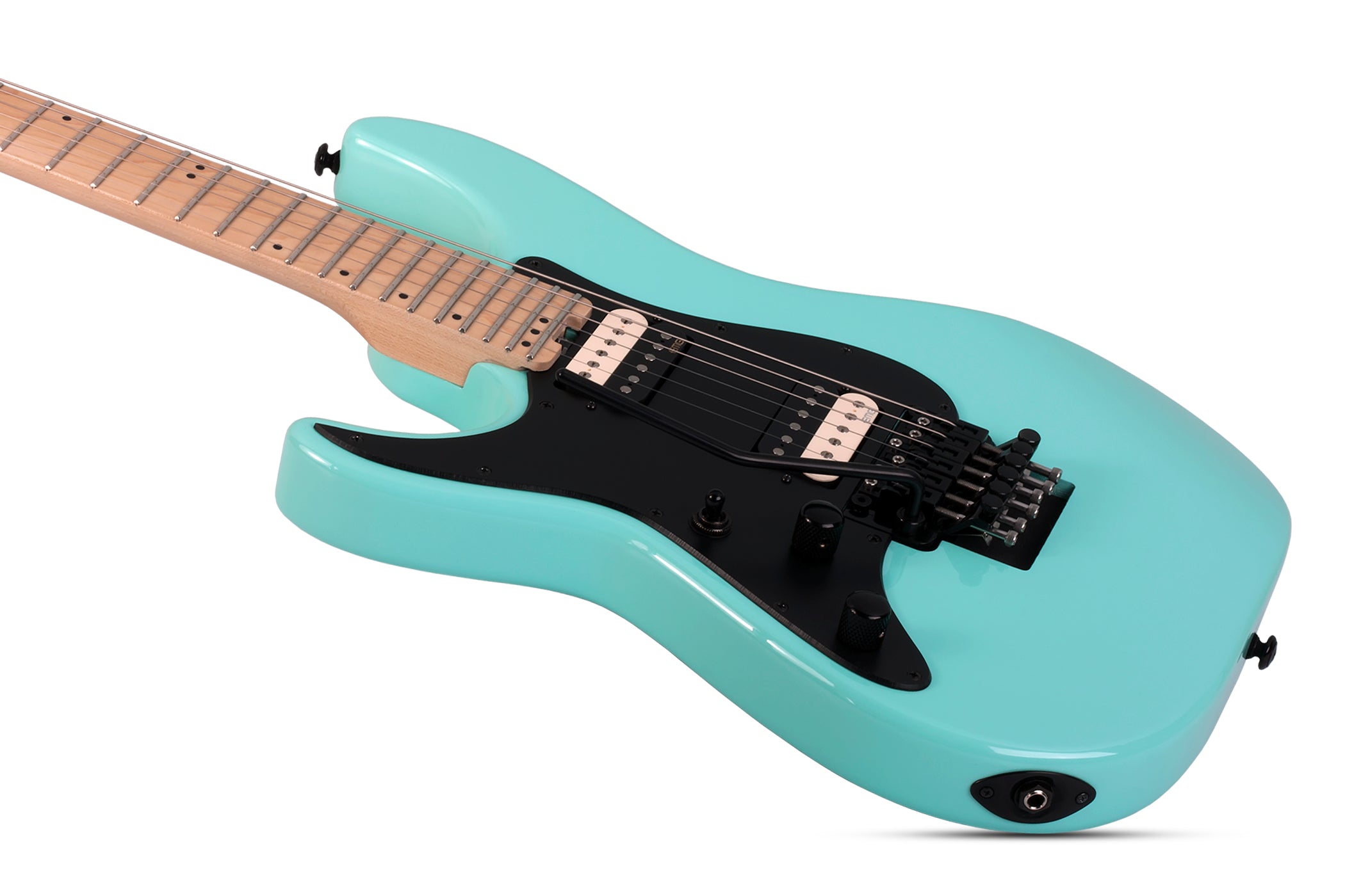 SCHECTER SUN VALLEY SUPER SHREDDER FLOYD ROSE LEFT-HANDED ELECTRIC GUITAR SEA FOAM GREEN (1286) MADE IN KOREA, SCHECTER, ELECTRIC GUITAR, schecter-electric-guitar-sunvalley-ss-fr-lh-sfg, ZOSO MUSIC SDN BHD