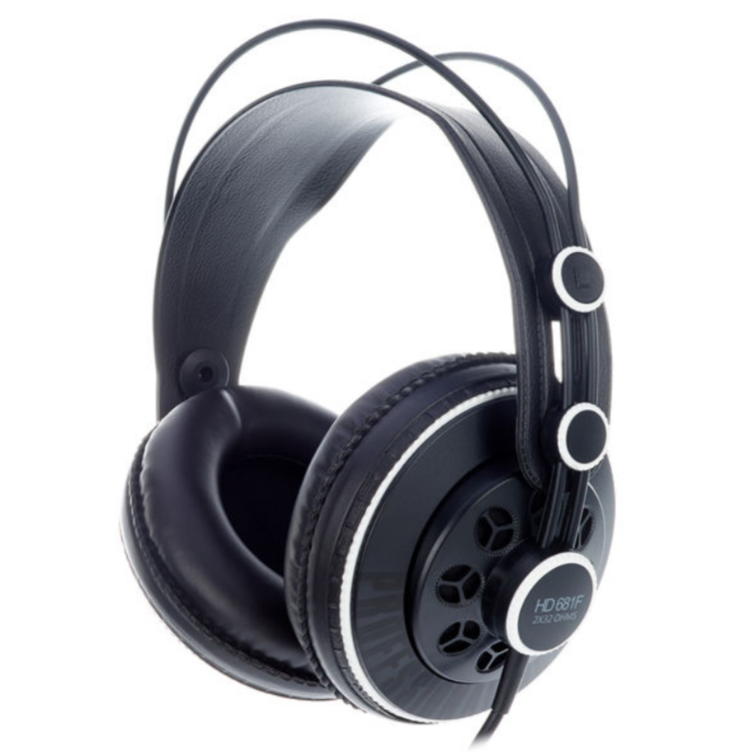 SUPERLUX HD681F SEMI-C PROFESSIONAL MONITORING HEADPHONE FLAT EXTENDED, SUPERLUX, HEADPHONE, superlux-heaphones-sup-hd681f, ZOSO MUSIC SDN BHD