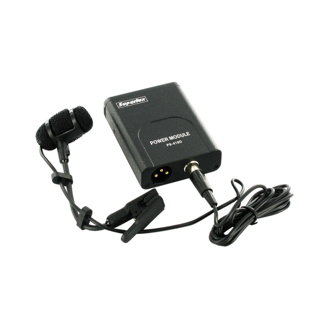 SUPERLUX PRA-383DXLR CARDIOID CONDENSER INSTRUMENT MICROPHONE, SUPERLUX, DYNAMIC MICROPHONE, superlux-microphone-sup-pra383dxlr, ZOSO MUSIC SDN BHD