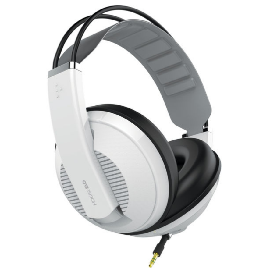 SUPERLUX HD662EVO WH PROFFESIONAL STUDIO MONITORING HEADPHONE COLOR WHITE, SUPERLUX, HEADPHONE, superlux-heaphones-sup-hd662evo-wh, ZOSO MUSIC SDN BHD