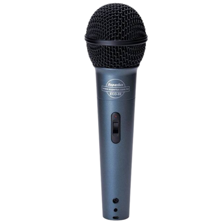 SUPERLUX ECO-88S SONATA SERIES DYNAMIC MICROPHONE W/ MIC CLIP, SUPERLUX, MICROPHONE, superlux-microphone-sup-eco88s, ZOSO MUSIC SDN BHD
