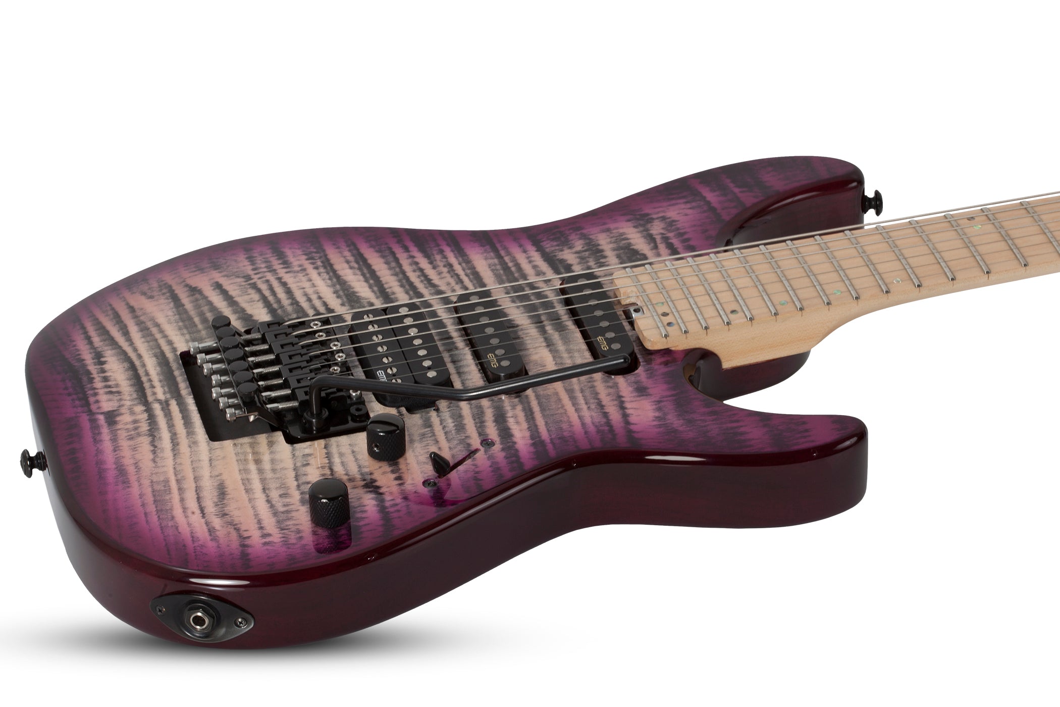 SCHECTER SUN VALLEY SUPER SHREDDER 7 III FLOYD ROSE ELECTRIC GUITAR AURORA BURST (1278) MADE IN INDONESIA, SCHECTER, ELECTRIC GUITAR, schecter-electric-guitar-sunvalley-ss7-iii-fr-ab, ZOSO MUSIC SDN BHD