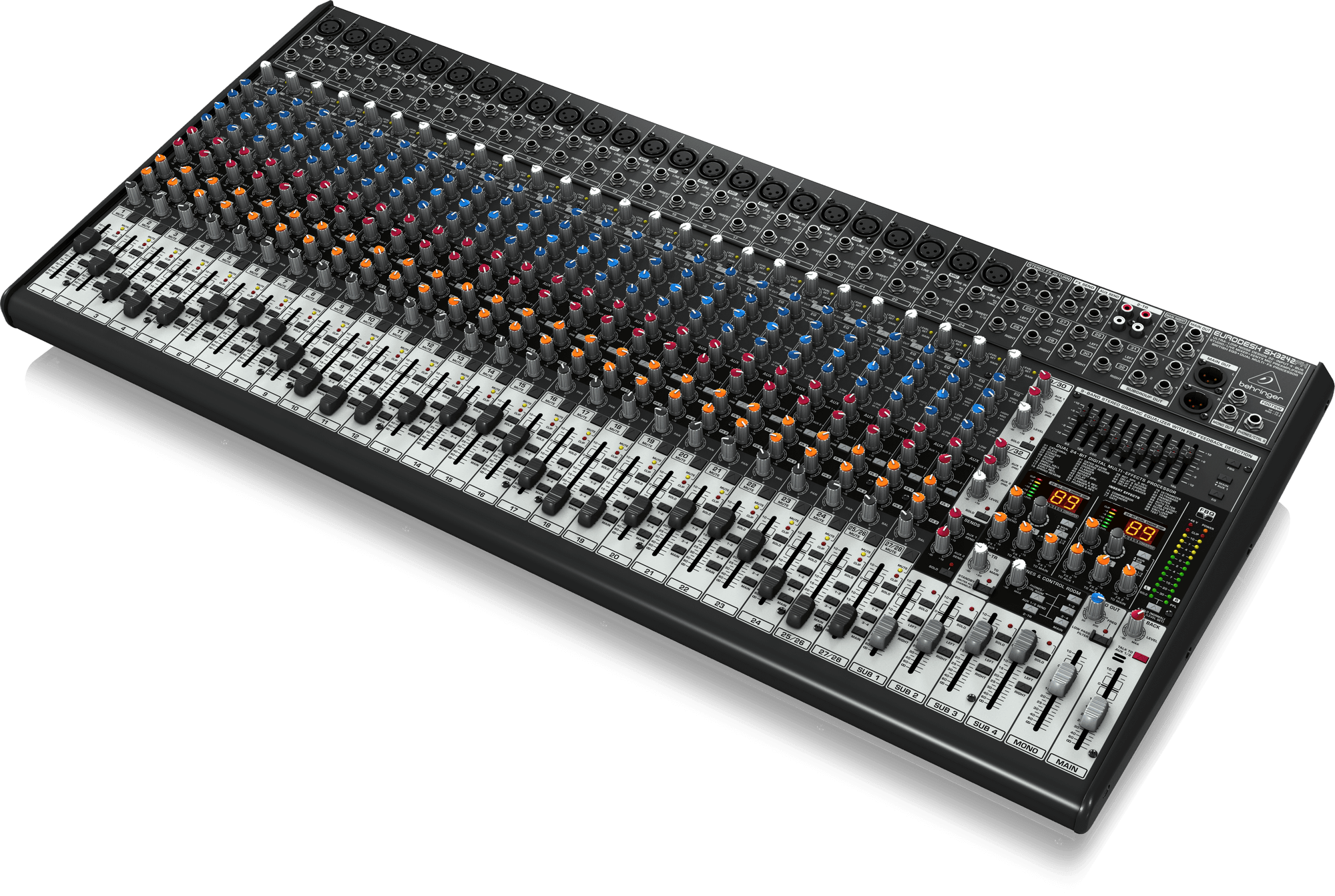 Behringer SX3242FX Ultra-Low Noise Design 32-Input 4-Bus Studio/Live Mixer with XENYX Mic Preamplifiers, British EQ and Dual Multi-FX Processor | BEHRINGER , Zoso Music