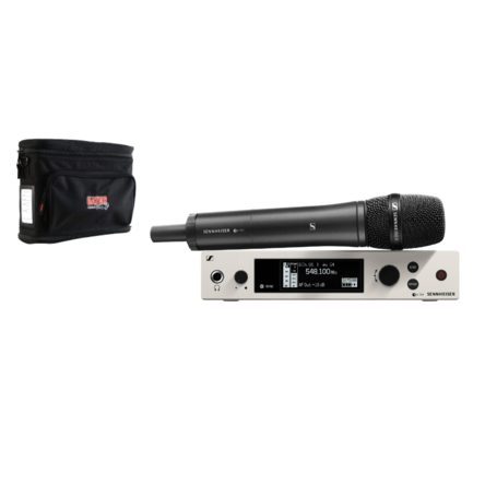 SENNHEISER EW 500 G4-935 WIRELESS HANDHELD MICROPHONE SYSTEM WITH GATOR GM-1W WIRELESS BAG (EW500 G4 935), SENNHEISER, WIRELESS MICROPHONE SYSTEM, sennheiser-wireless-microphone-system-ew500g4935, ZOSO MUSIC SDN BHD