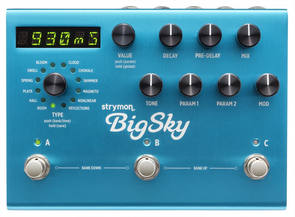 STRYMON BIGSKY REVERB GUITAR EFFECTS PEDAL, STRYMON, EFFECTS, strymon-bigsky-reverb-guitar-effects-pedal, ZOSO MUSIC SDN BHD