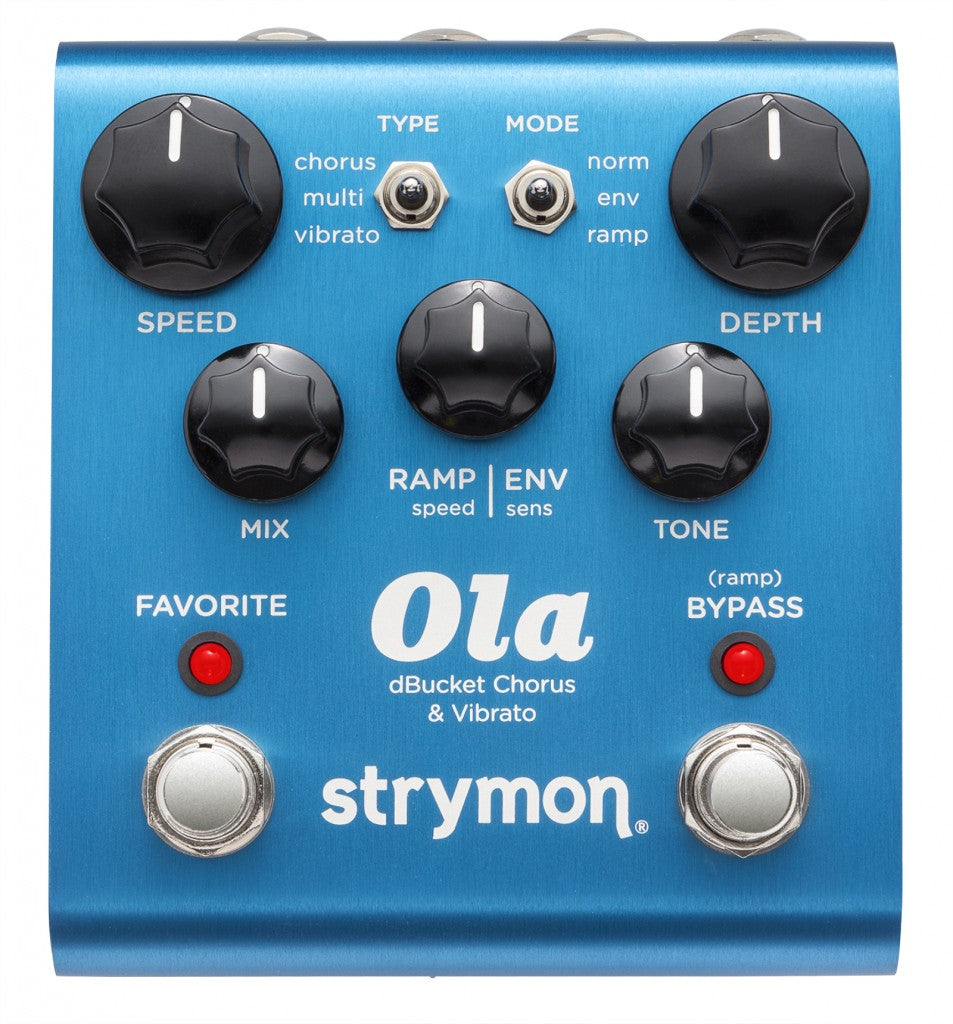 STRYMON OLA DBUCKET CHORUS & VIBRATO GUITAR EFFECTS PEDAL, STRYMON, EFFECTS, strymon-ola-dbucket-chorus-vibrato-guitar-effects-pedal, ZOSO MUSIC SDN BHD