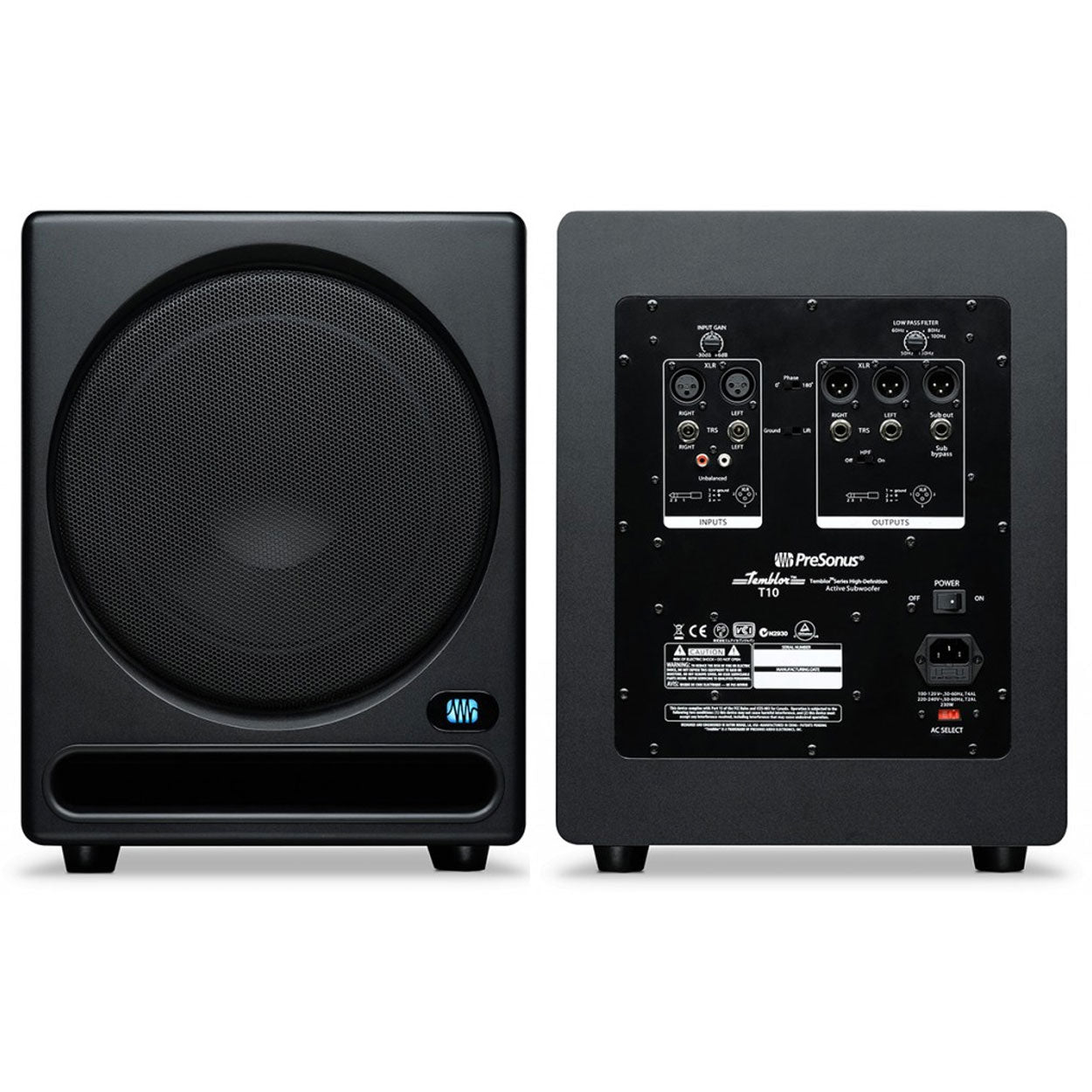 PRESONUS 10IN ACTIVE STUDIO SUBWOOFER EACH, PRESONUS, STUDIO MONITOR, presonus-studio-monitor-psnt10, ZOSO MUSIC SDN BHD