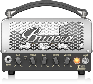BUGERA T5 INFINIUM 5-WATT CAGE-STYLE TUBE AMPLIFIER HEAD WITH INFINIUM TUBE LIFE MULTIPLIER AND REVERB | BUGERA , Zoso Music