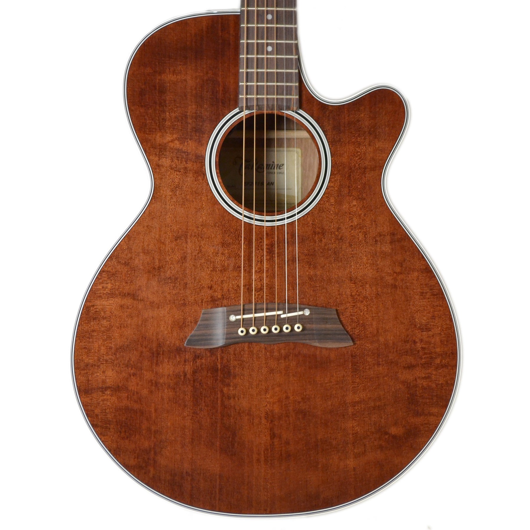 TAKAMINE PRO SERIES EF261S AN FXC BODY CUTAWAY SOLID CEDAR TOP ACOUSTIC-ELECTRIC WITH CT-4BII PREAMP & HARD CASE