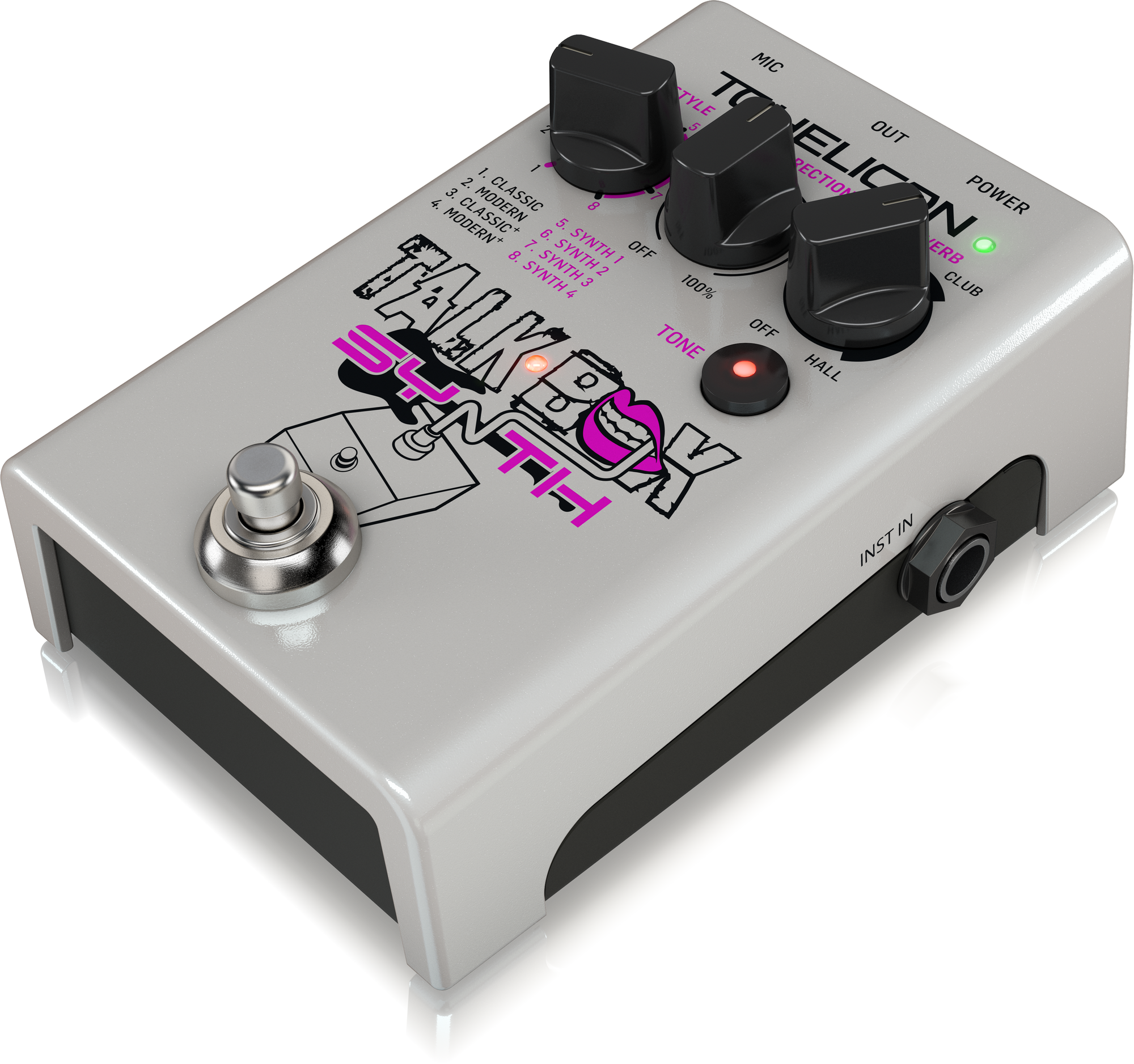 TC HELICON TALKBOX SYNTH STUDIO-QUALITY STOMPBOX FOR GUITAR TALKBOX EFFECTS AND VOCAL TONE POLISHING, TC HELICON, VOCAL PROCESSORS, tc-helicon-vocal-processors-talkbox-synth, ZOSO MUSIC SDN BHD
