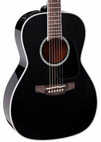 TAKAMINE CP3NY BL CUSTOM PRO SERIES NEW YORKER ACOUSTIC-ELECTRIC GUITAR, CT4BII PREAMP & HARD CASE (MADE IN JAPAN)