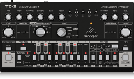 Behringer TD-3-BK Analog Bass Line Synthesizer - Black | BEHRINGER , Zoso Music