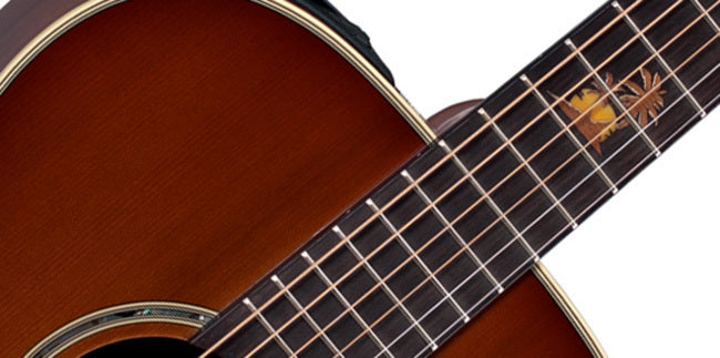 TAKAMINE TF77PT LEGACY SERIES OM ACOUSTIC-ELECTRIC GUITAR, NATURAL GLOSS, CTP-3 PREAMP & HARD CASE (MADE IN JAPAN)
