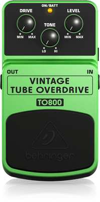 Behringer TO800 Vintage Tube-Sound Overdrive Effects Pedal | BEHRINGER , Zoso Music
