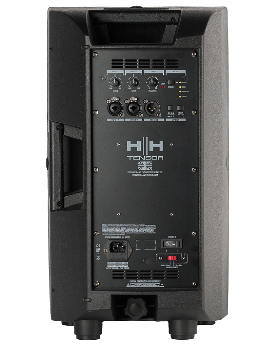 HH ELECTRONICS TRE-1001 1400W 10INCH TENSOR ACTIVE POWERED SPEAKER |  HH ELECTRONICS |  POWERED SPEAKER |  Zoso Music