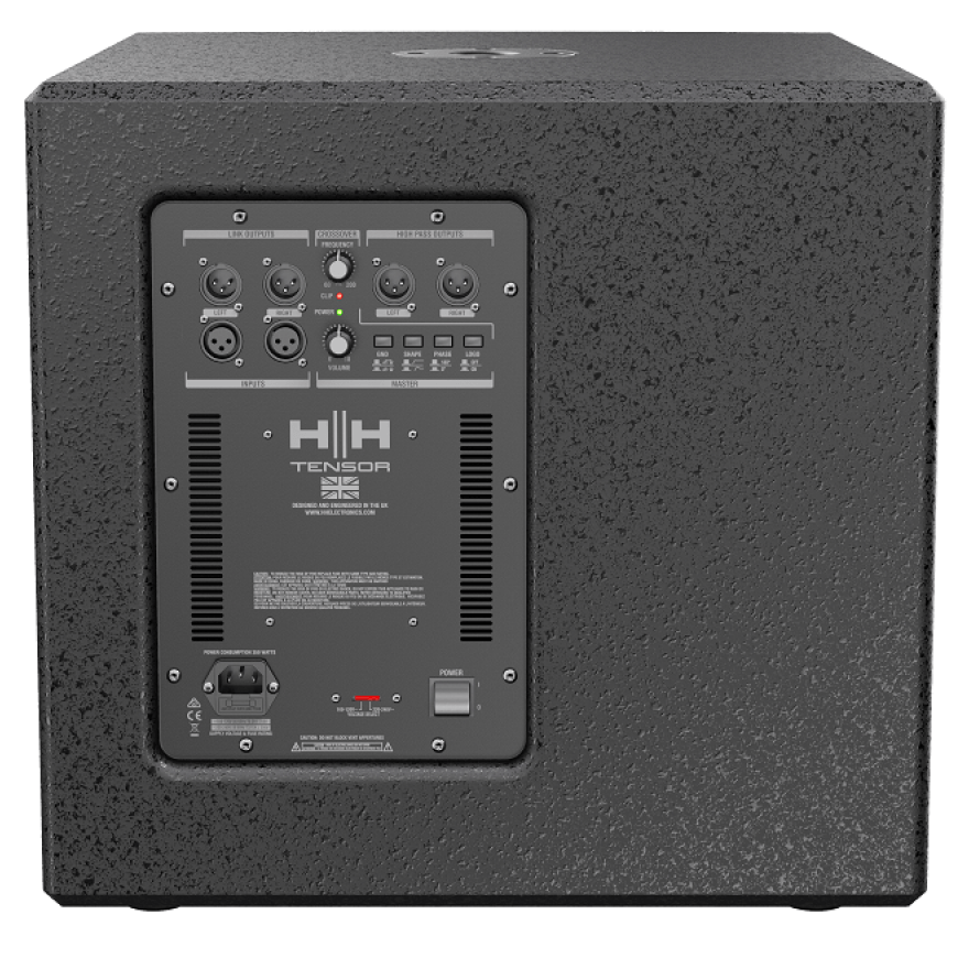 HH ELECTRONICS TRS-1500 1200W 15INCH TENSOR ACTIVE SUBWOOFER |  HH ELECTRONICS |  SUBWOOFER |  Zoso Music