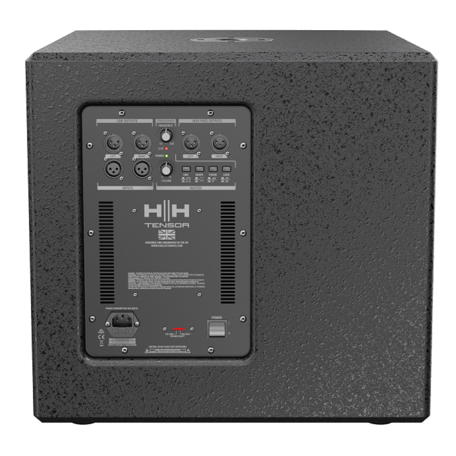 HH ELECTRONICS TRS-1800 1200W 18INCH TENSOR ACTIVE SUBWOOFER |  HH ELECTRONICS |  SUBWOOFER |  Zoso Music