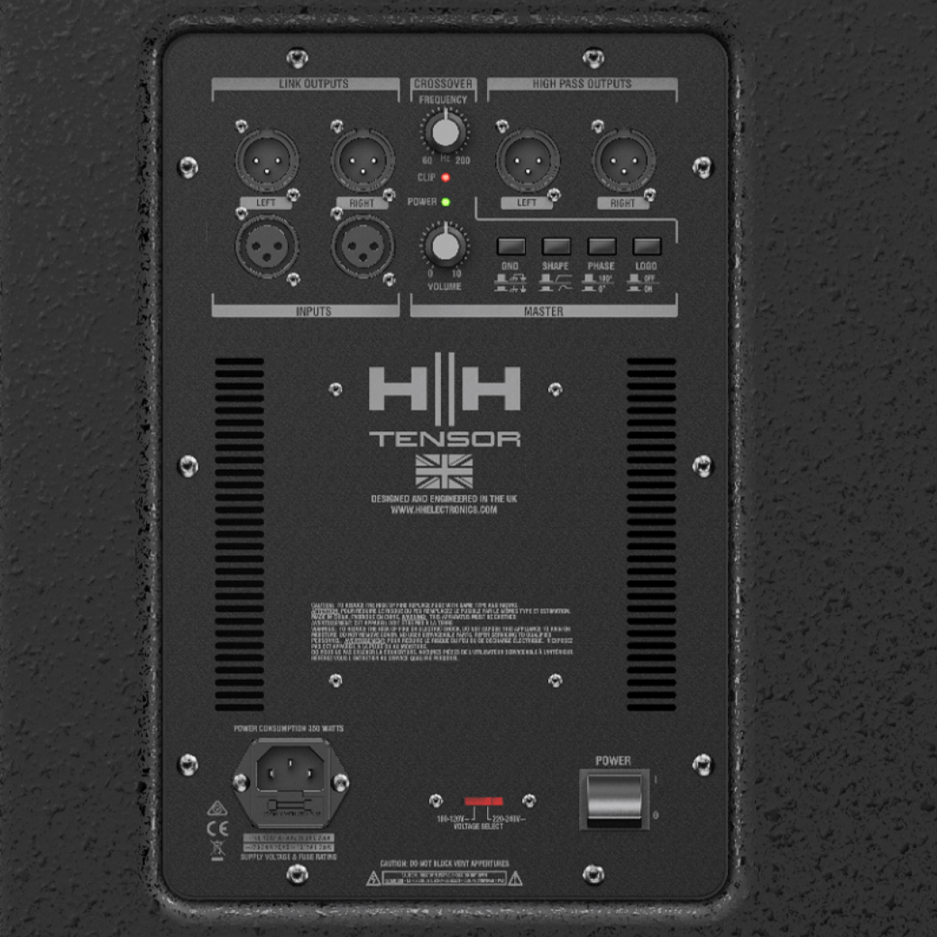 HH ELECTRONICS TRS-1800 1200W 18INCH TENSOR ACTIVE SUBWOOFER |  HH ELECTRONICS |  SUBWOOFER |  Zoso Music
