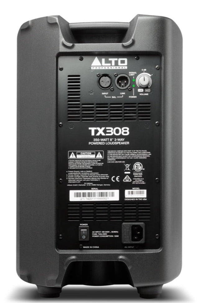 ALTO TX308 350W 8" POWERED SPEAKER | ALTO , Zoso Music